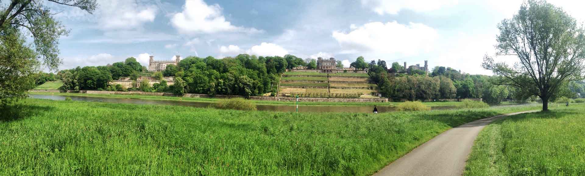 Fahrradtour mit Raphael Tours in Dresden auf dem Elbradweg